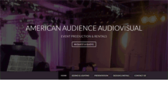 Desktop Screenshot of americanaudienceav.com