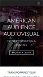 Mobile Screenshot of americanaudienceav.com